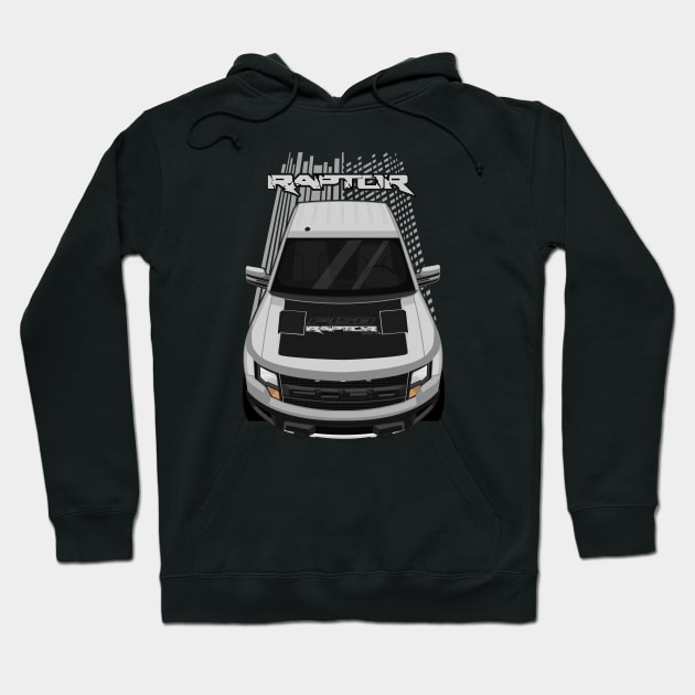 Ford F150 SVT Raptor 2010-2014 - Silver and Black Hoodie by V8social